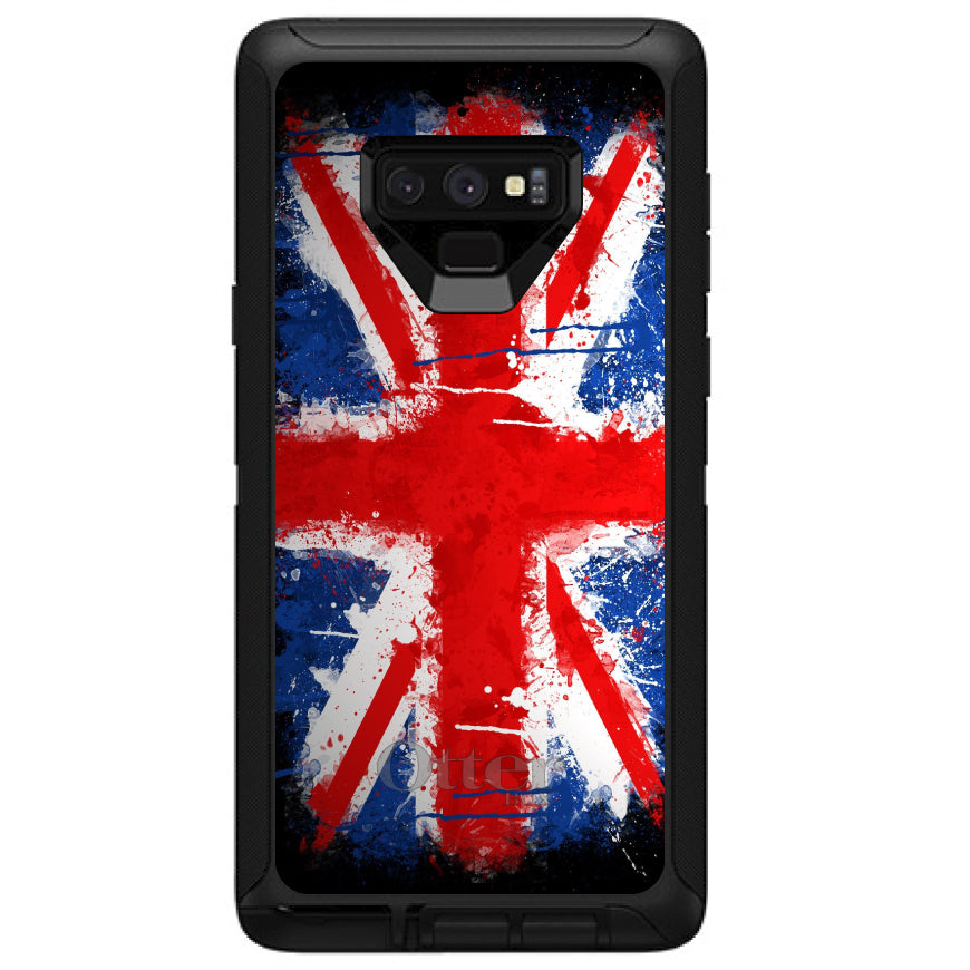 Red White Blue British Flag Graffiti OtterBox Defender Case for iPhone & Galaxy, view 16