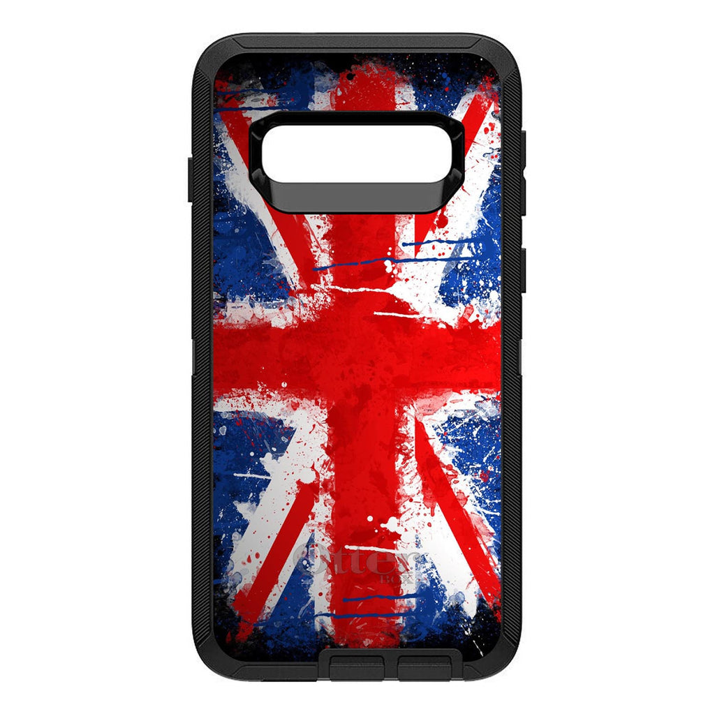 Red White Blue British Flag Graffiti OtterBox Defender Case for iPhone & Galaxy, view 9