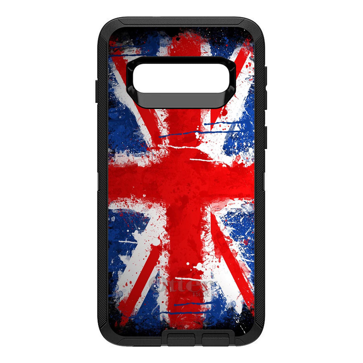 Red White Blue British Flag Graffiti OtterBox Defender Case for iPhone & Galaxy, view 9