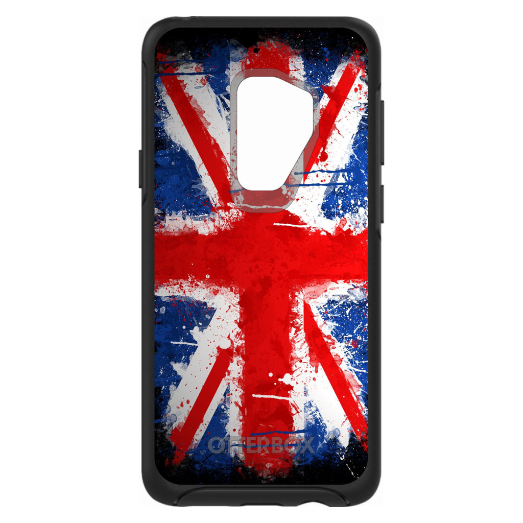Red White Blue British Flag Graffiti OtterBox Symmetry Case for iPhone & Galaxy, view 9
