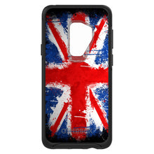 DistinctInk™ OtterBox Symmetry Series Case for Apple iPhone / Samsung Galaxy / Google Pixel - Red White Blue British Flag Graffiti