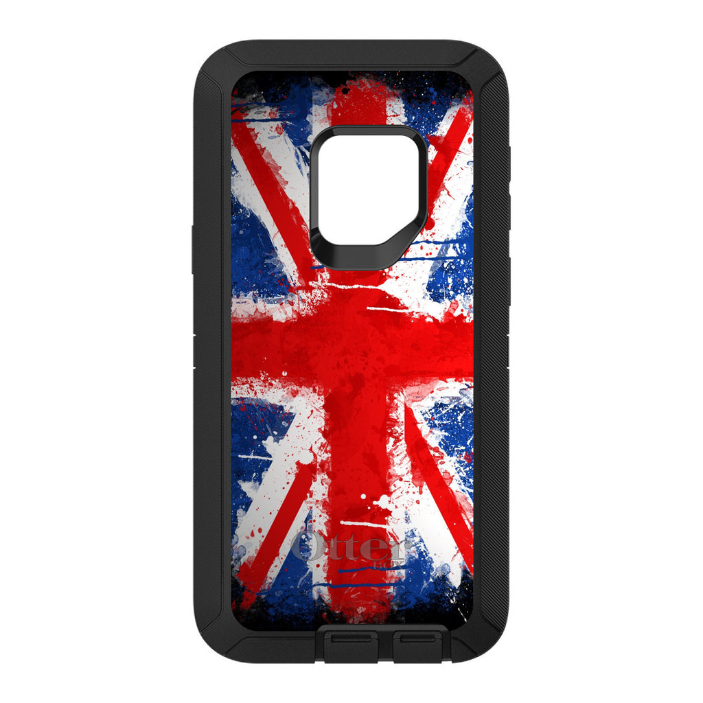 Red White Blue British Flag Graffiti OtterBox Defender Case for iPhone & Galaxy, view 11