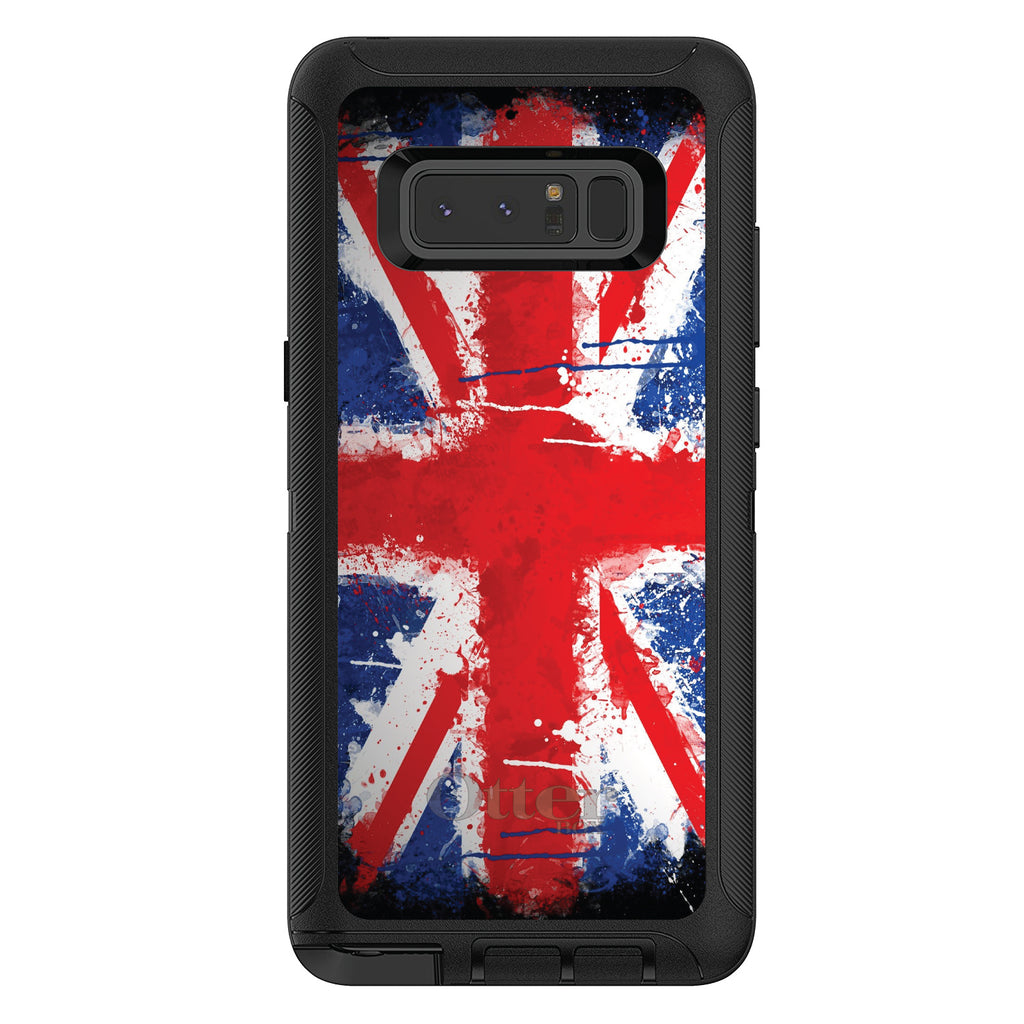 Red White Blue British Flag Graffiti OtterBox Defender Case for iPhone & Galaxy, view 17