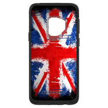 DistinctInk™ OtterBox Symmetry Series Case for Apple iPhone / Samsung Galaxy / Google Pixel - Red White Blue British Flag Graffiti