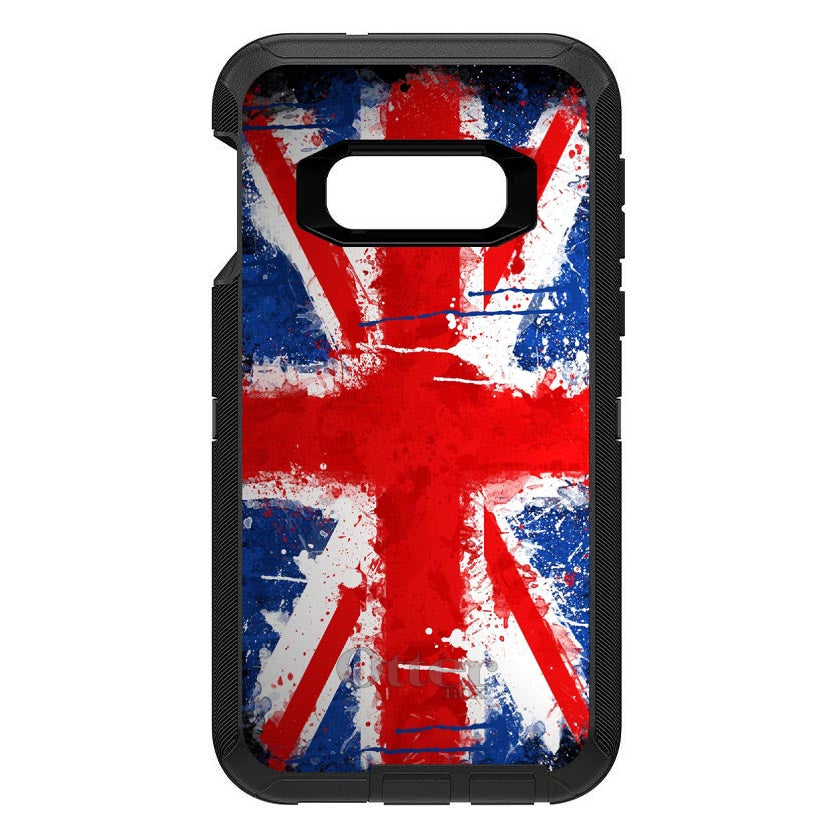 Red White Blue British Flag Graffiti OtterBox Defender Case for iPhone & Galaxy, view 10