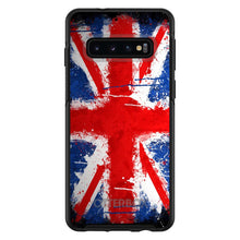 DistinctInk™ OtterBox Symmetry Series Case for Apple iPhone / Samsung Galaxy / Google Pixel - Red White Blue British Flag Graffiti