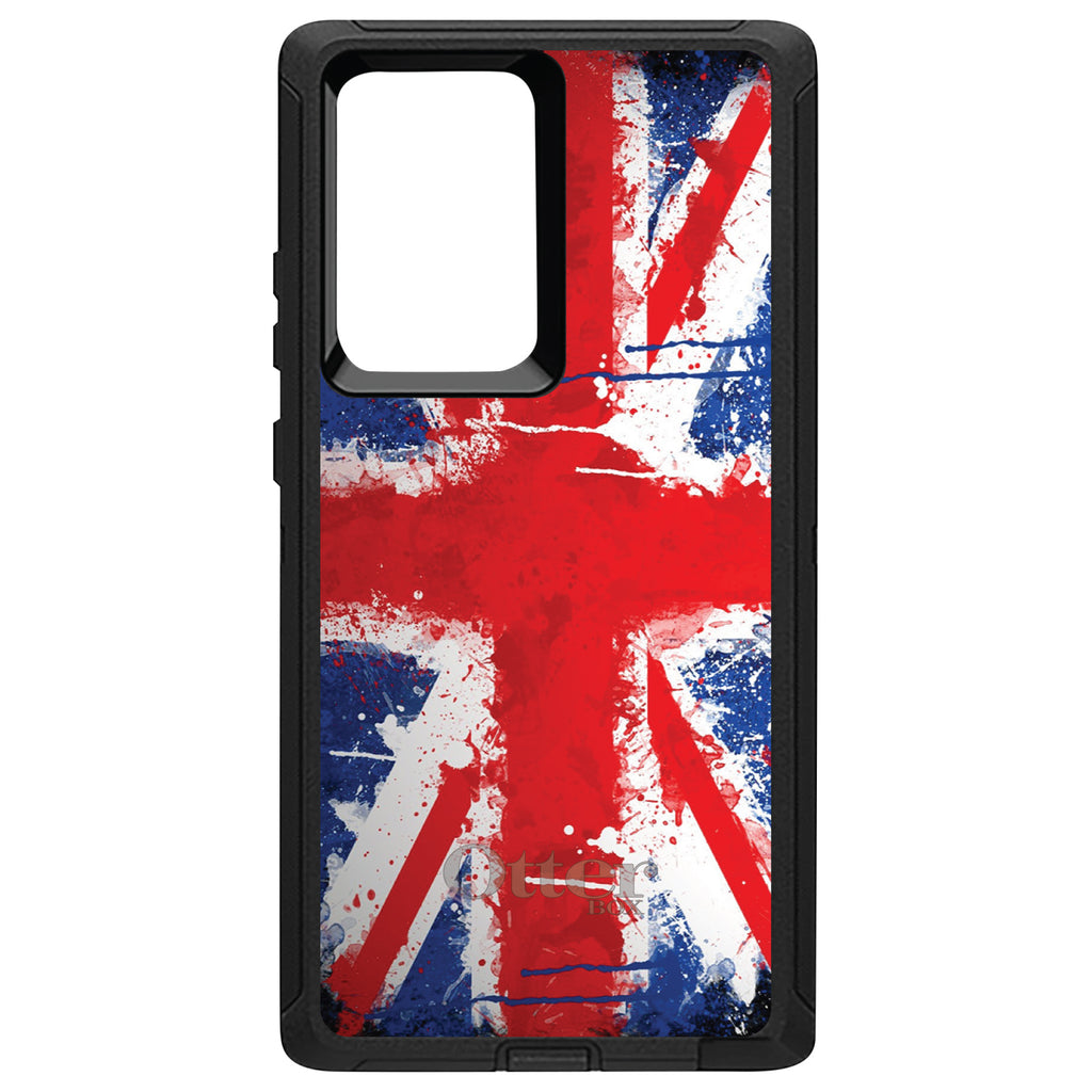 Red White Blue British Flag Graffiti OtterBox Defender Case for iPhone & Galaxy, view 13