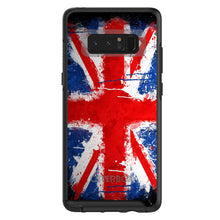 DistinctInk™ OtterBox Symmetry Series Case for Apple iPhone / Samsung Galaxy / Google Pixel - Red White Blue British Flag Graffiti