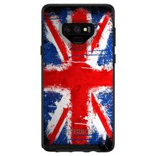DistinctInk™ OtterBox Symmetry Series Case for Apple iPhone / Samsung Galaxy / Google Pixel - Red White Blue British Flag Graffiti