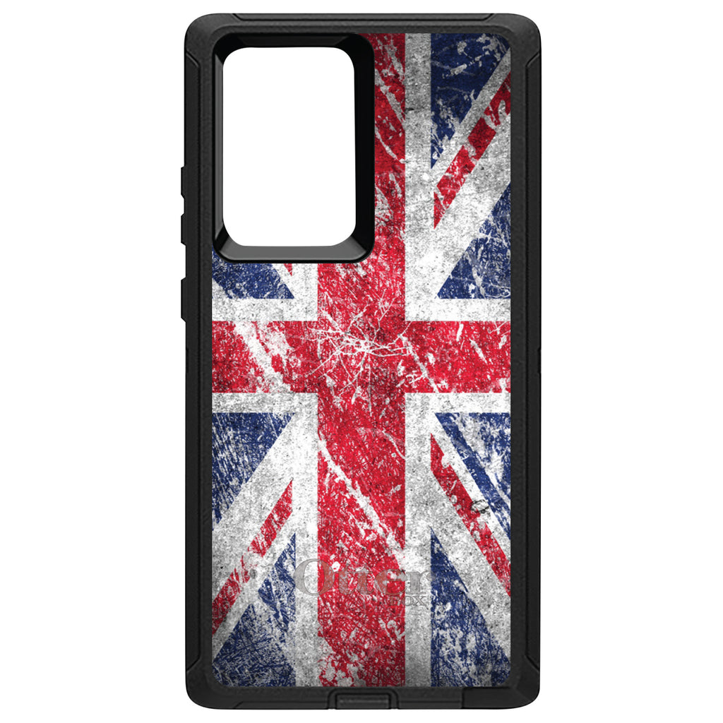 Red White Blue British Flag Weathered OtterBox Defender Case for iPhone & Galaxy, view 13