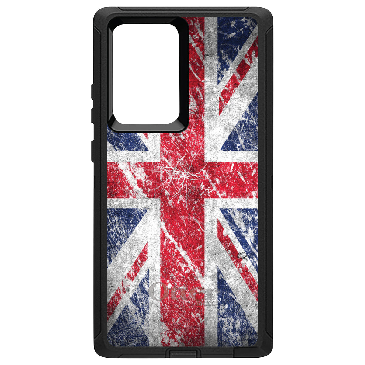 Red White Blue British Flag Weathered OtterBox Defender Case for iPhone & Galaxy, view 13