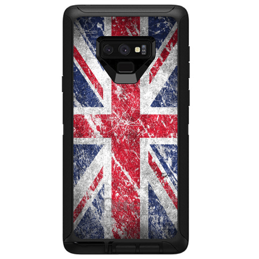 Red White Blue British Flag Weathered OtterBox Defender Case for iPhone & Galaxy, view 16