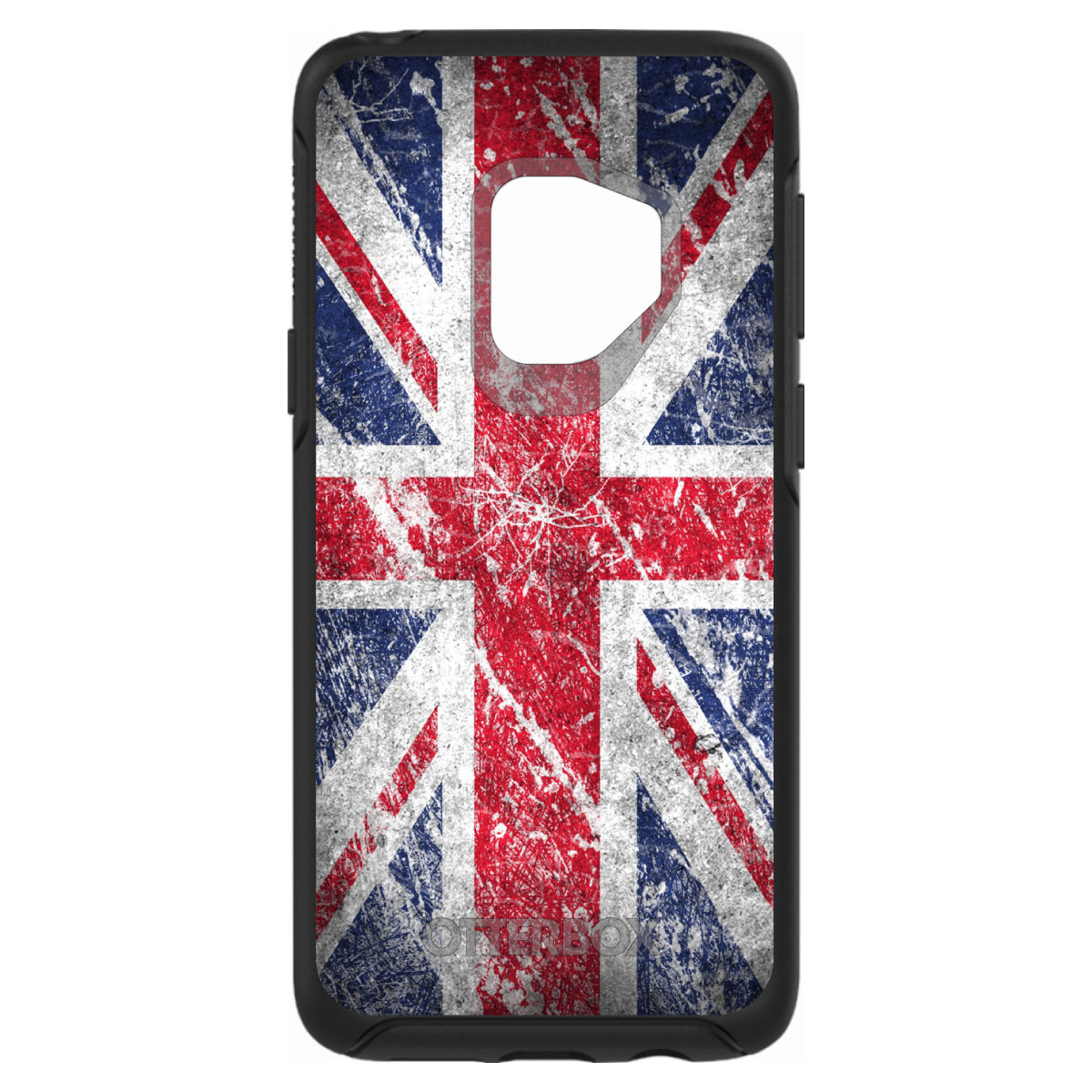 Red White Blue British Flag Weathered OtterBox Symmetry Case for iPhone & Galaxy, view 8