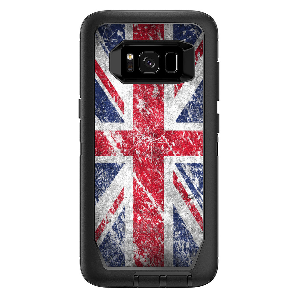 Red White Blue British Flag Weathered OtterBox Defender Case for iPhone & Galaxy, view 12
