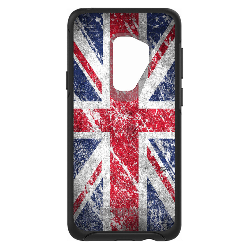 Red White Blue British Flag Weathered OtterBox Symmetry Case for iPhone & Galaxy, view 9