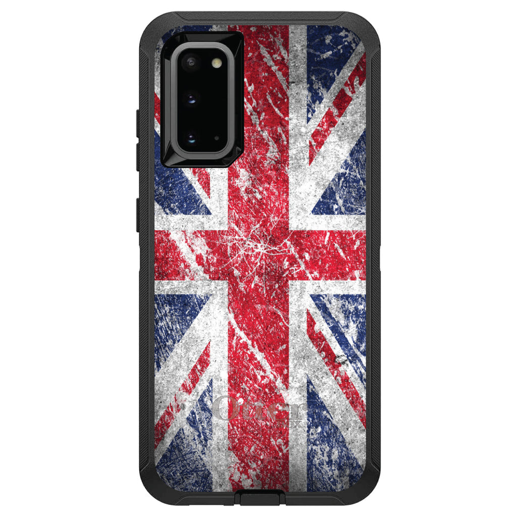 Red White Blue British Flag Weathered OtterBox Defender Case for iPhone & Galaxy, view 8