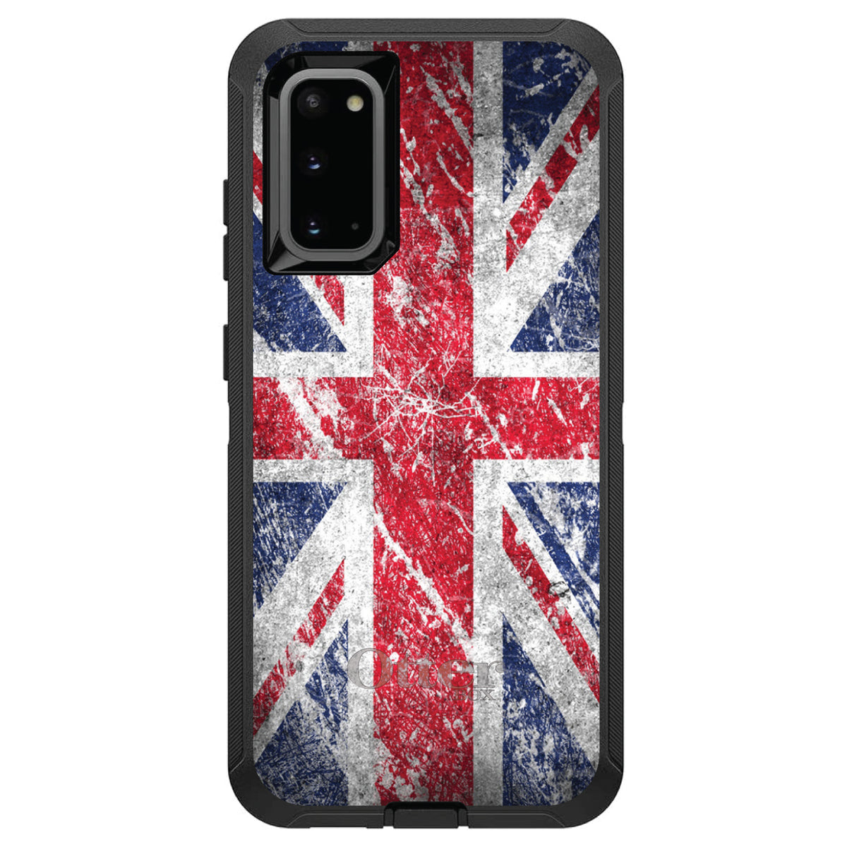 Red White Blue British Flag Weathered OtterBox Defender Case for iPhone & Galaxy, view 8