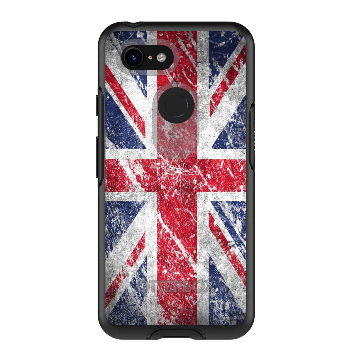 Red White Blue British Flag Weathered OtterBox Symmetry Case for iPhone & Galaxy, view 15