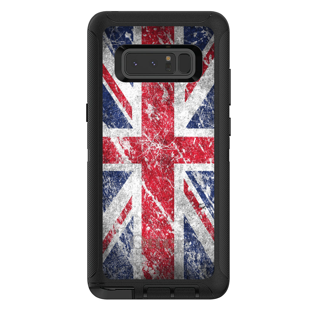 Red White Blue British Flag Weathered OtterBox Defender Case for iPhone & Galaxy, view 17