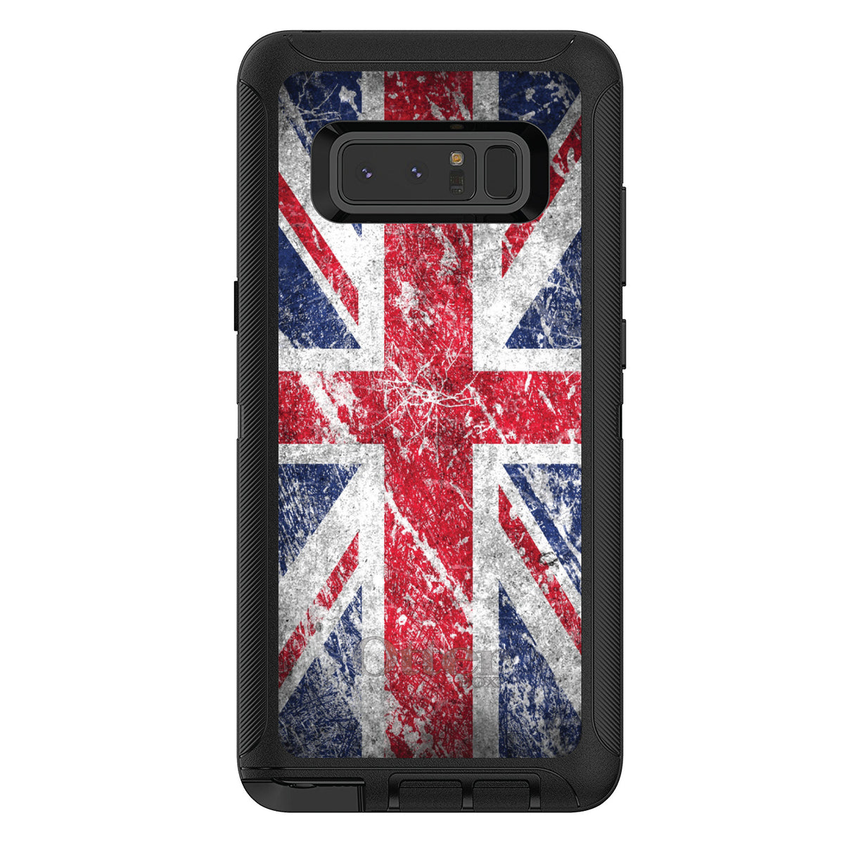 Red White Blue British Flag Weathered OtterBox Defender Case for iPhone & Galaxy, view 17