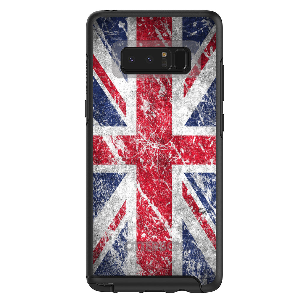 Red White Blue British Flag Weathered OtterBox Symmetry Case for iPhone & Galaxy, view 14