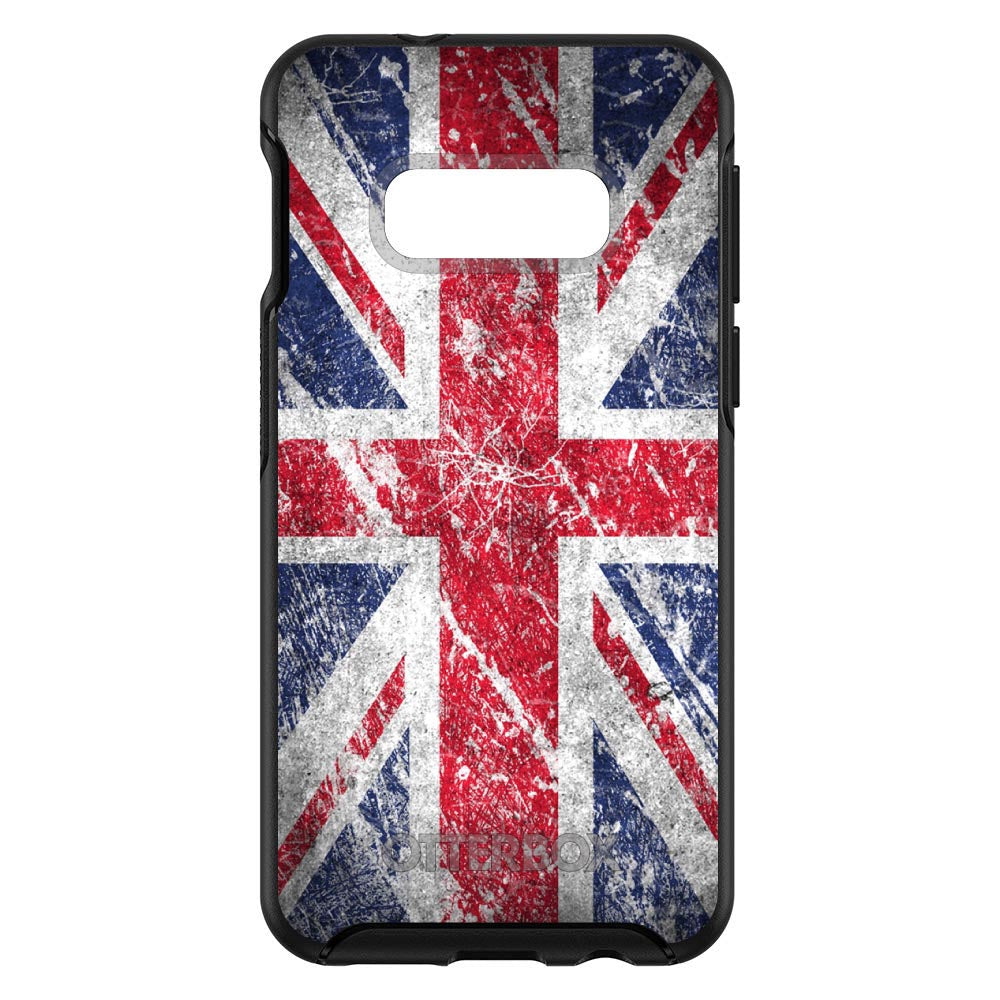 Red White Blue British Flag Weathered OtterBox Symmetry Case for iPhone & Galaxy, view 7