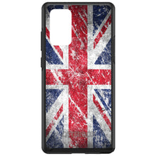 DistinctInk™ OtterBox Symmetry Series Case for Apple iPhone / Samsung Galaxy / Google Pixel - Red White Blue British Flag Weathered