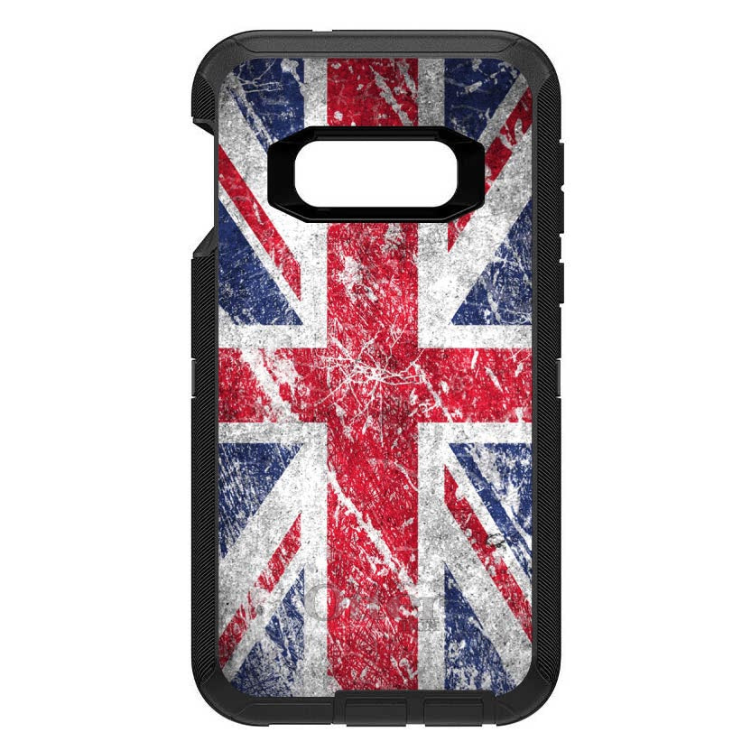 Red White Blue British Flag Weathered OtterBox Defender Case for iPhone & Galaxy, view 10