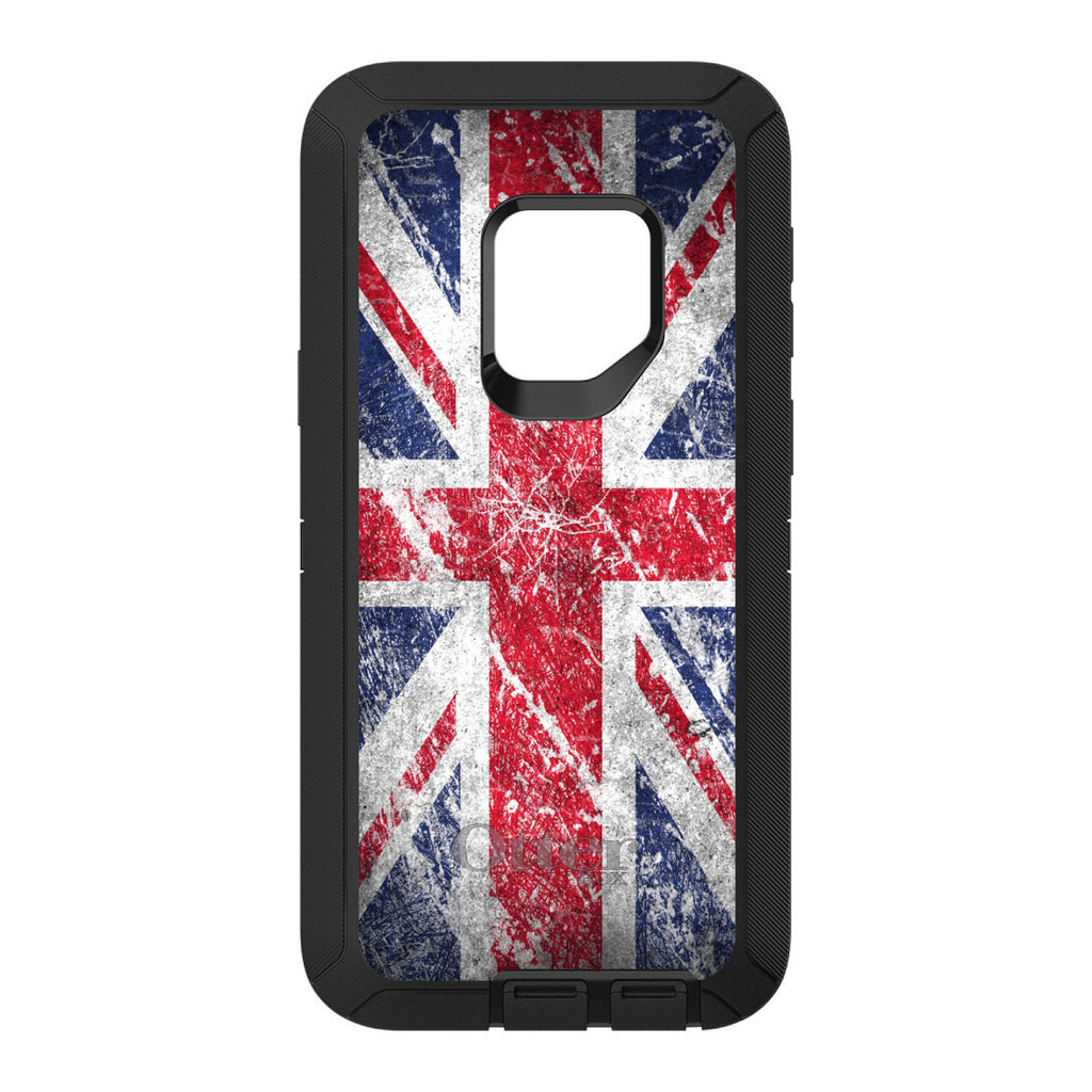 Red White Blue British Flag Weathered OtterBox Defender Case for iPhone & Galaxy, view 11