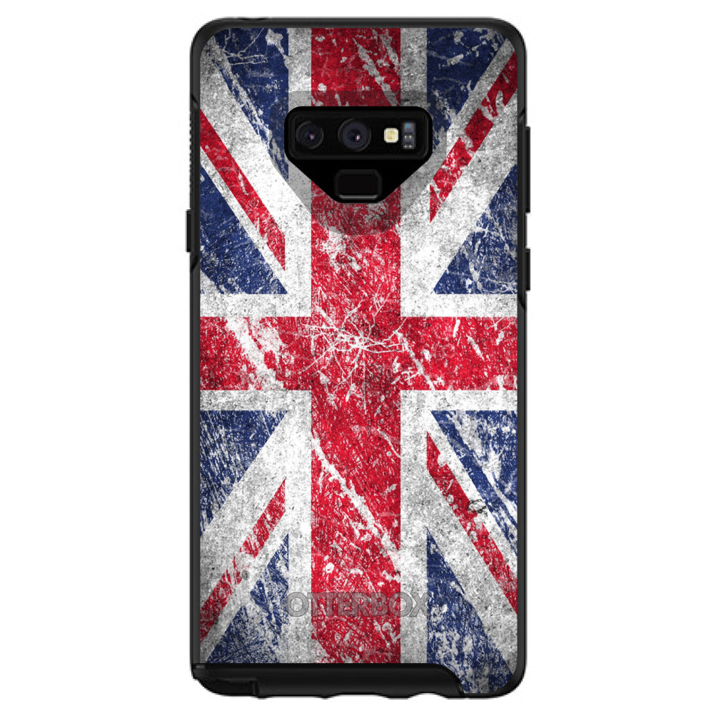 Red White Blue British Flag Weathered OtterBox Symmetry Case for iPhone & Galaxy, view 13