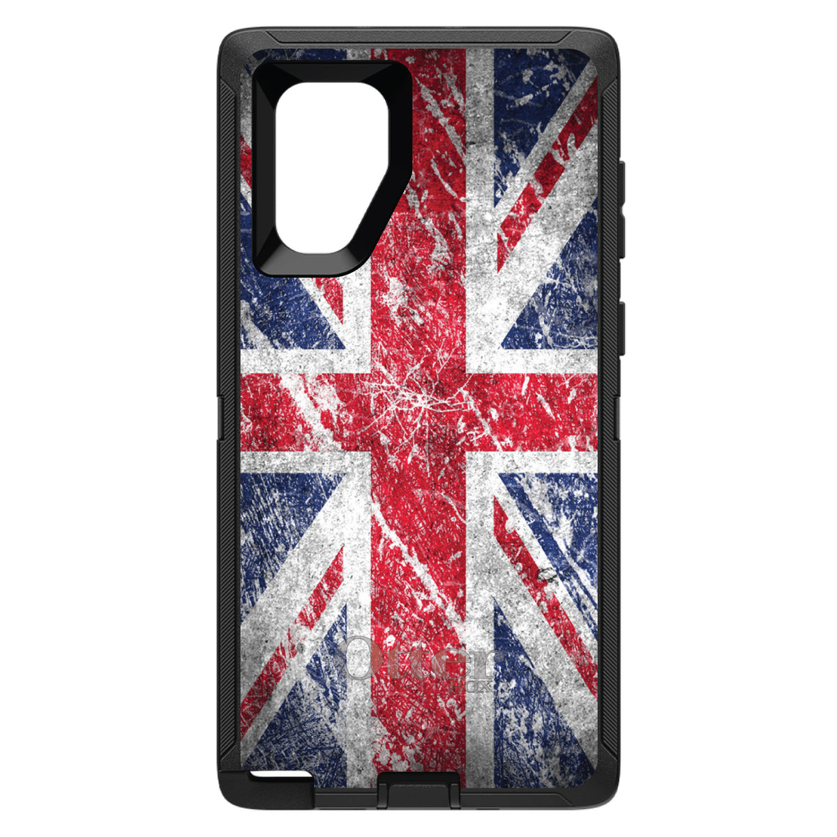 Red White Blue British Flag Weathered OtterBox Defender Case for iPhone & Galaxy, view 15