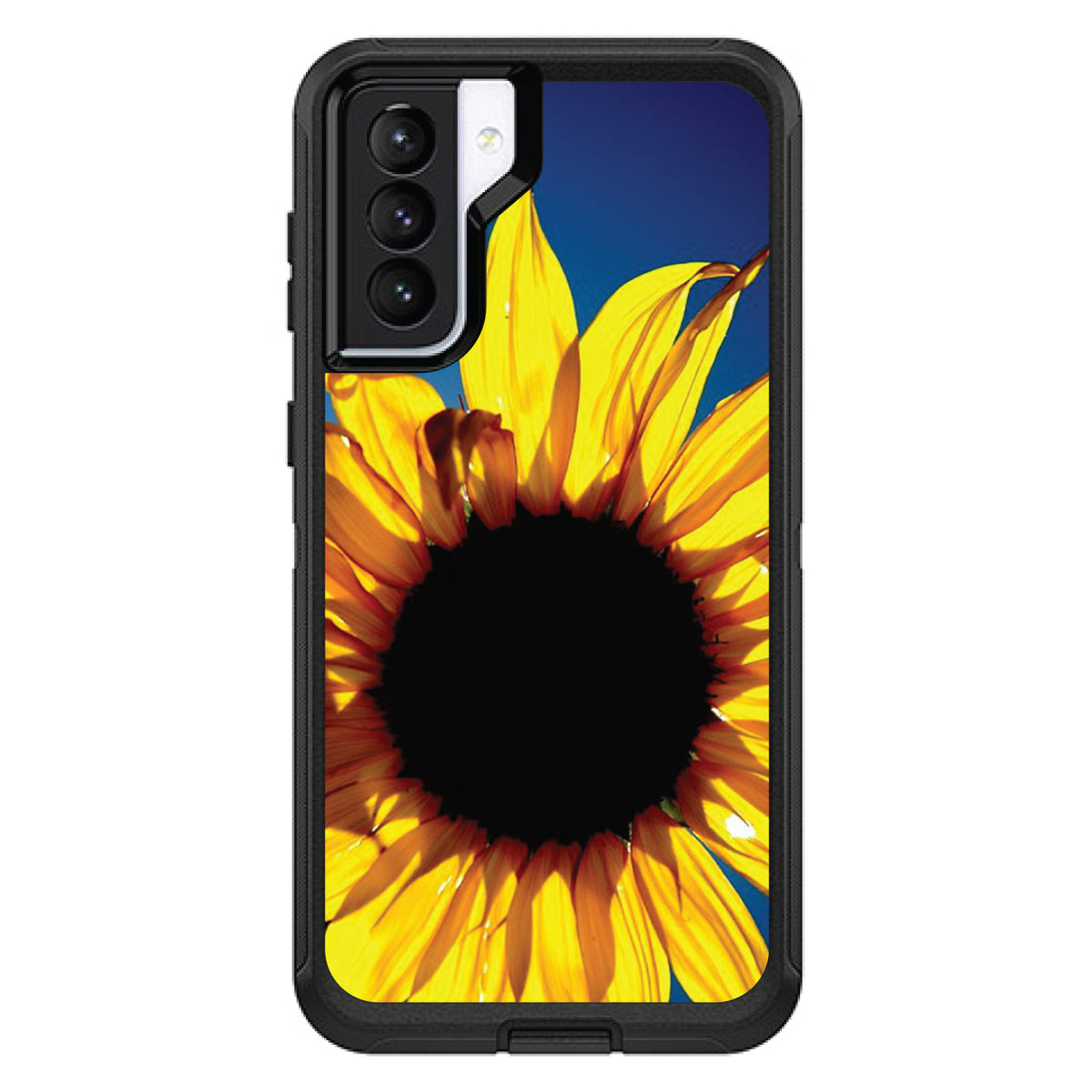Blue Yellow Sunflower Sky OtterBox Defender Case for iPhone & Galaxy, view 5