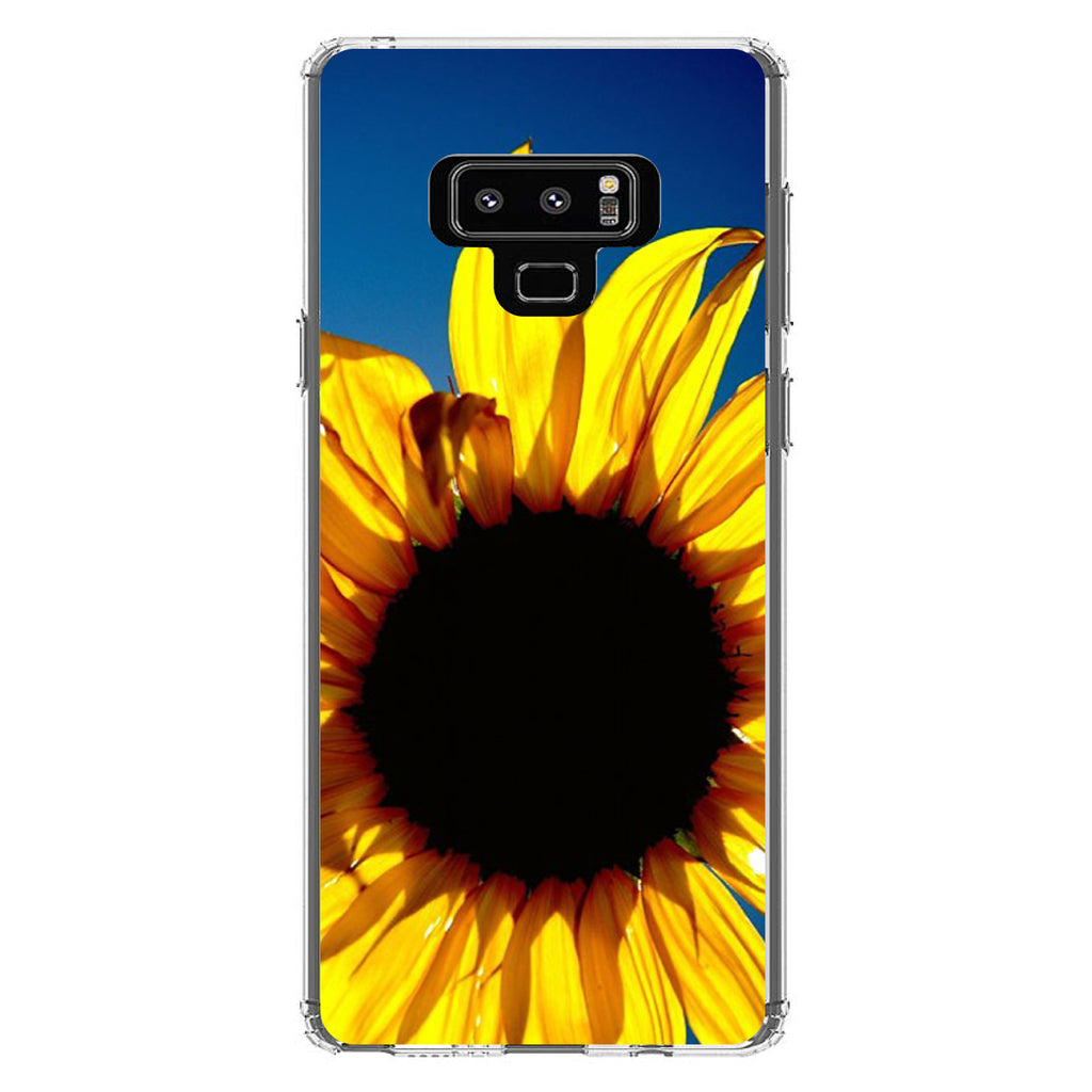 Blue Yellow Sunflower Sky Clear Shockproof iPhone Case, view 11