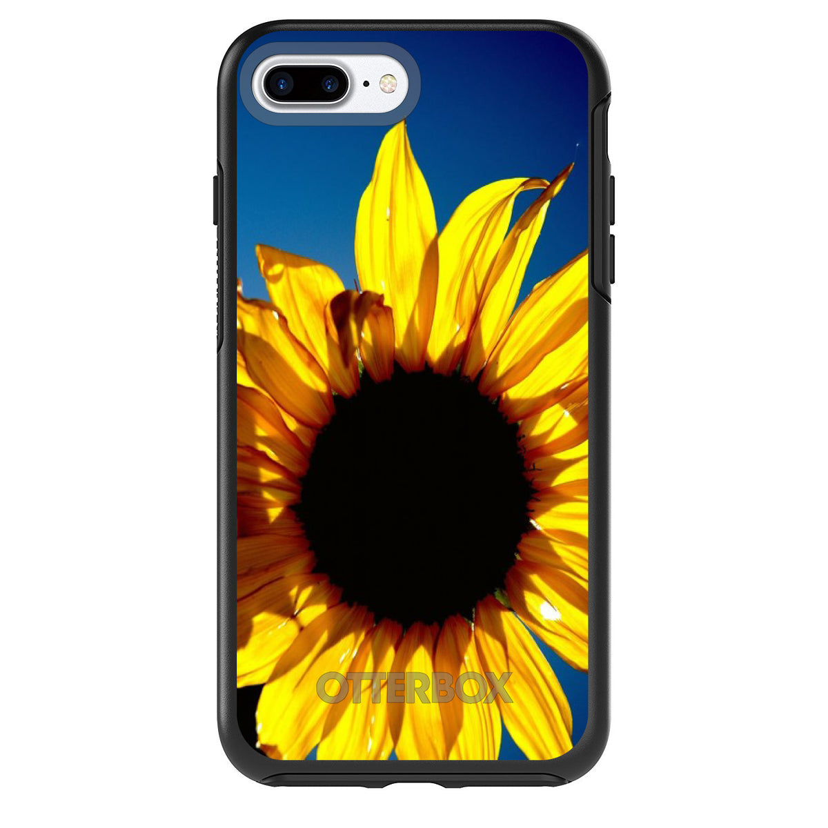 Blue Yellow Sunflower Sky OtterBox Symmetry Case for iPhone & Galaxy, view 2
