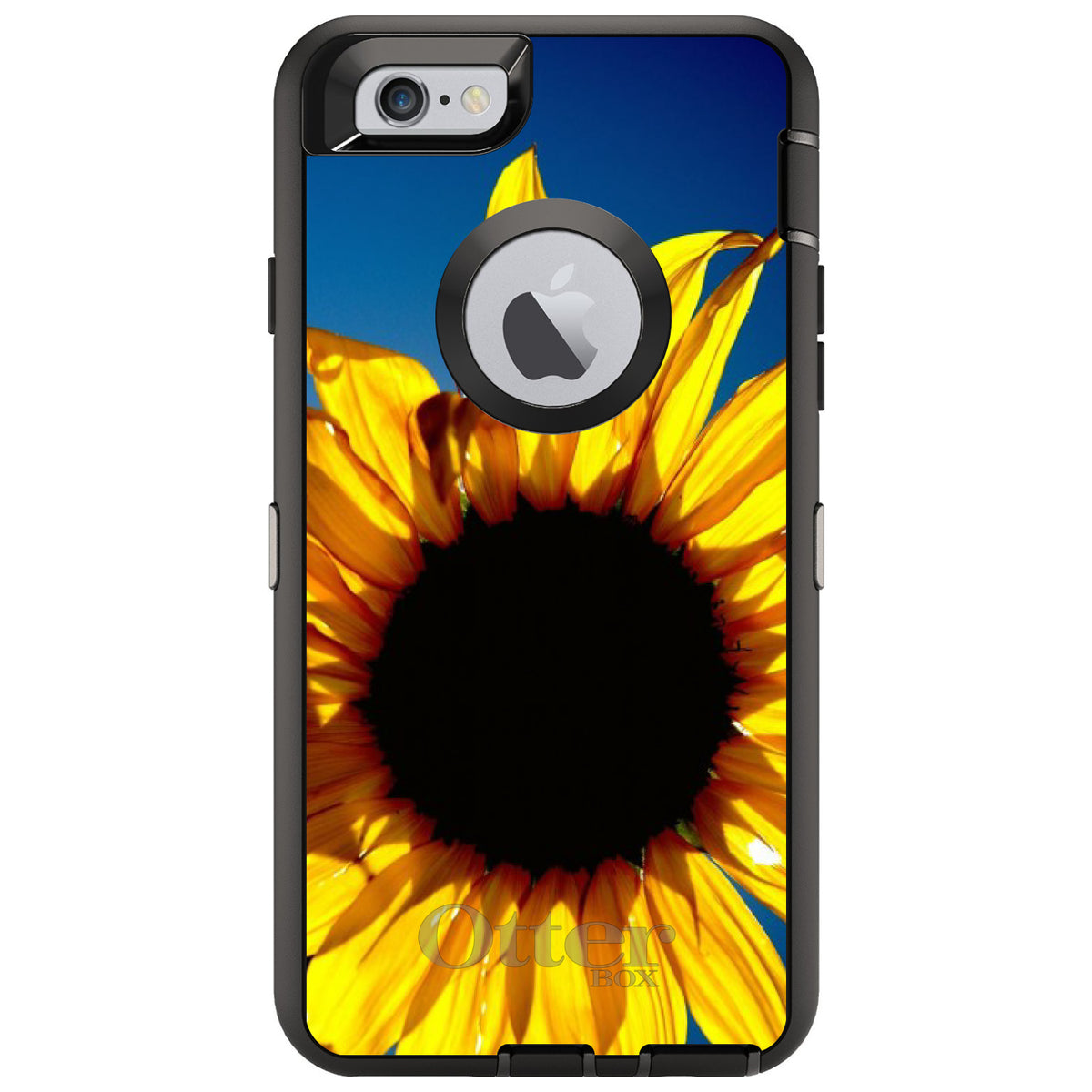 Blue Yellow Sunflower Sky OtterBox Defender Case for iPhone & Galaxy, view 4