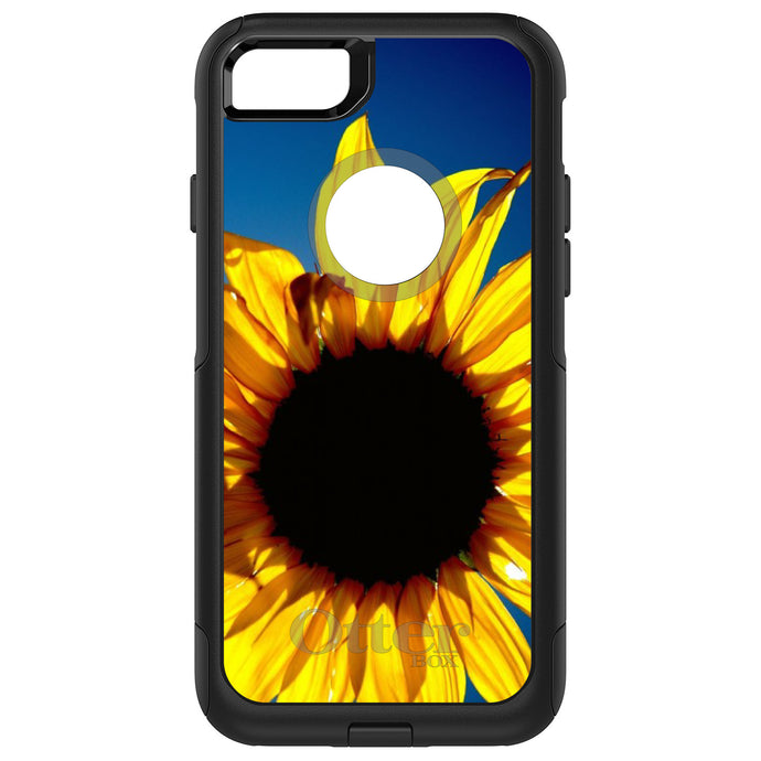 DistinctInk OtterBox Commuter Series Case for Apple iPhone or Samsung Galaxy - Blue Yellow Sunflower Sky