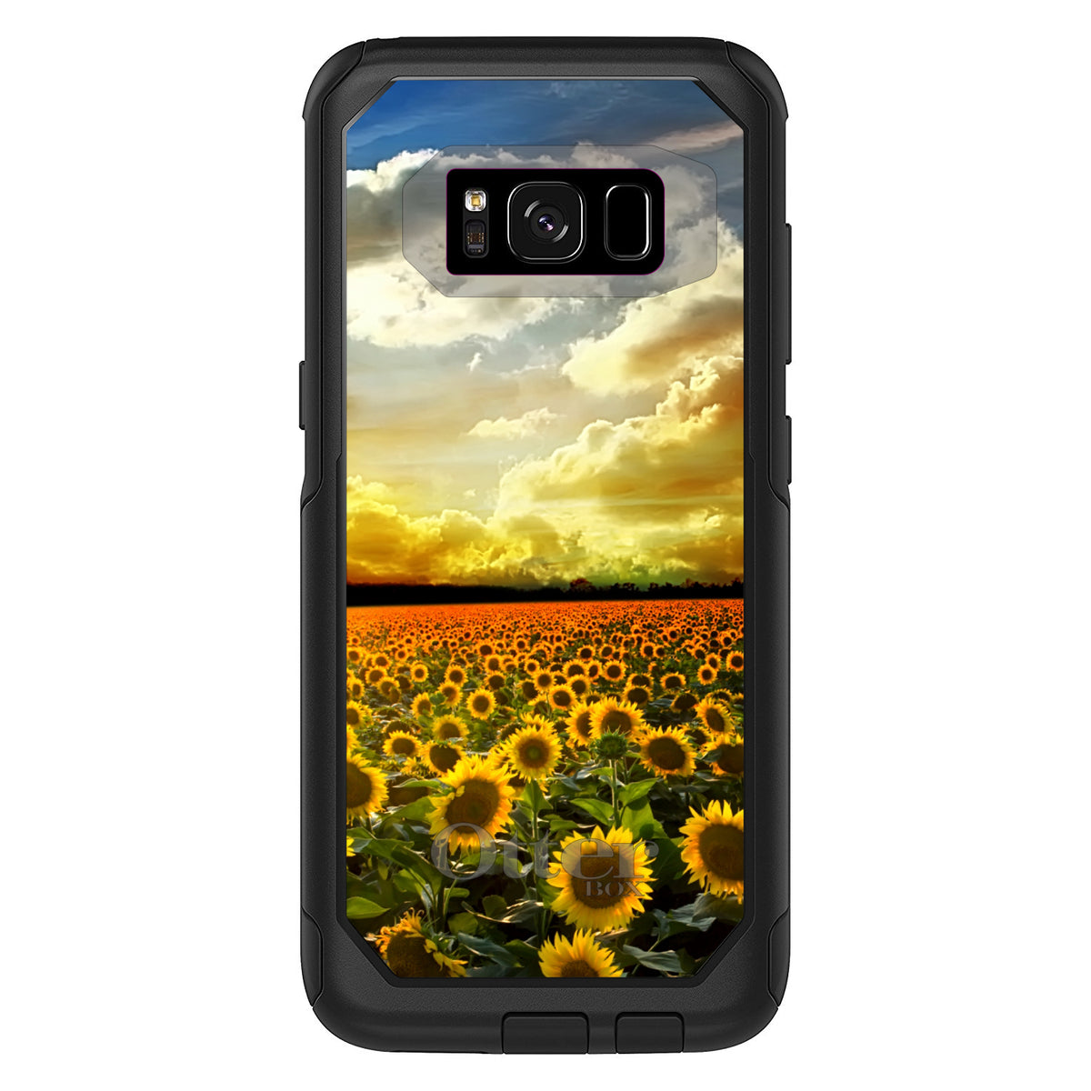 Green Blue Yellow Sunflowers OtterBox Commuter Case for iPhone & Galaxy, view 10