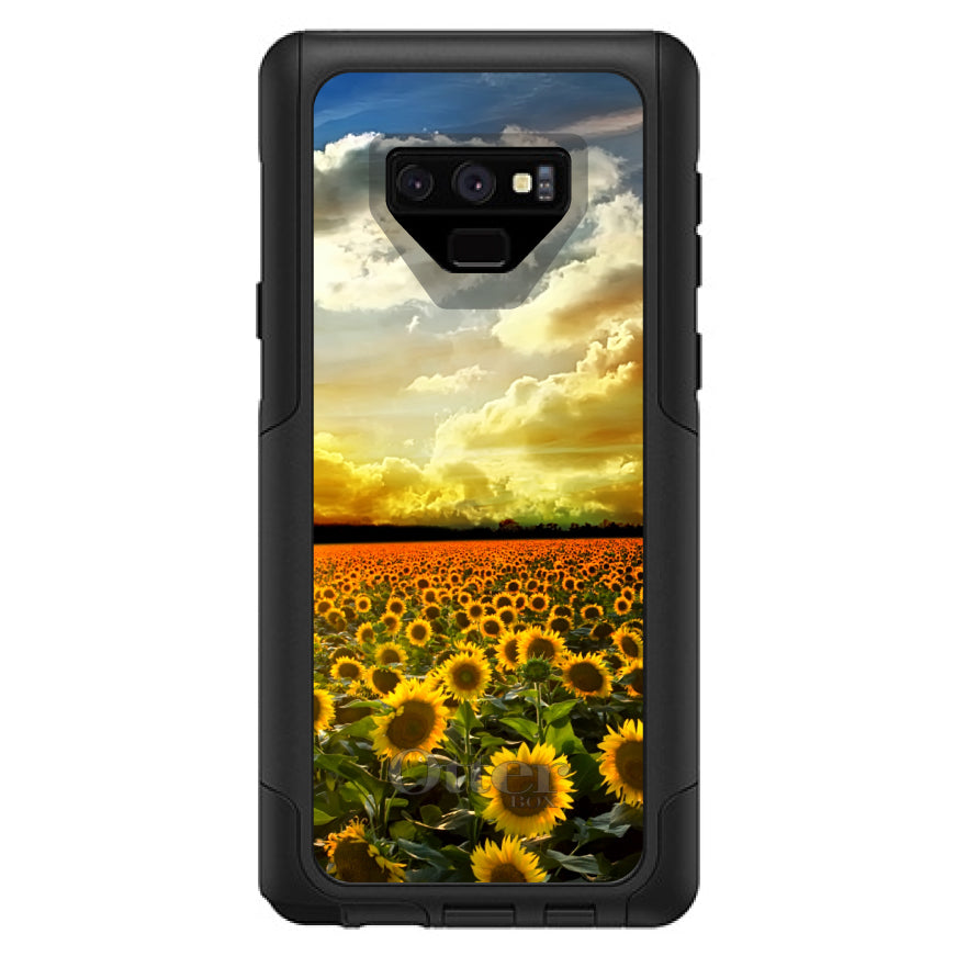 Green Blue Yellow Sunflowers OtterBox Commuter Case for iPhone & Galaxy, view 15