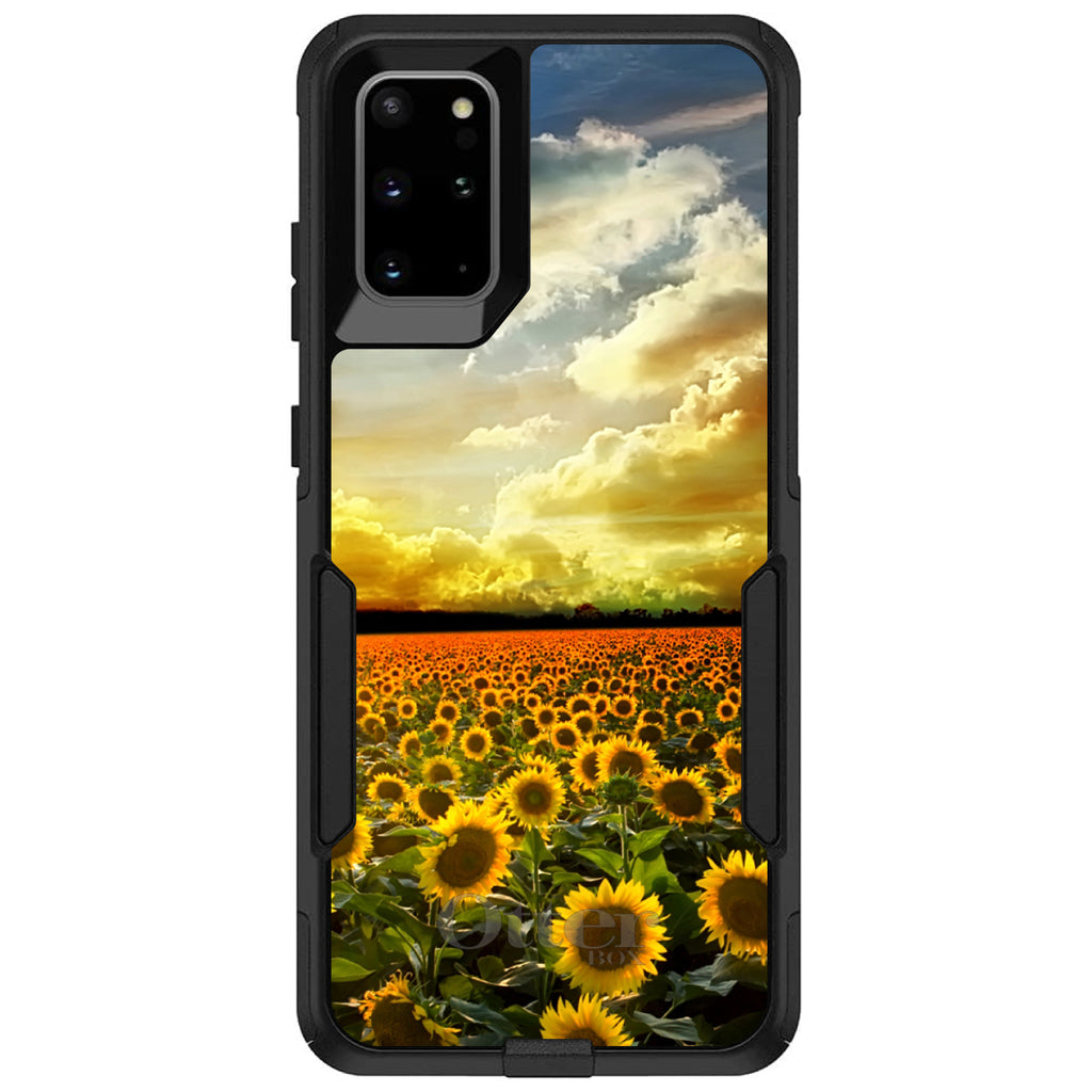 Green Blue Yellow Sunflowers OtterBox Commuter Case for iPhone & Galaxy, view 6