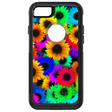 DistinctInk™ OtterBox Commuter Series Case for Apple iPhone or Samsung Galaxy - Red Green Yellow Sunflowers
