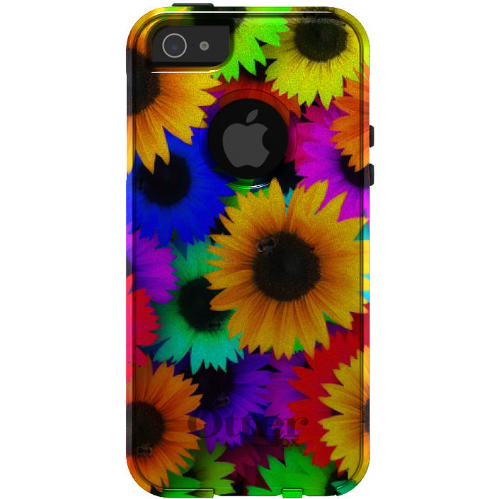 Red Green Yellow Sunflowers OtterBox Commuter Case for iPhone & Galaxy, view 5