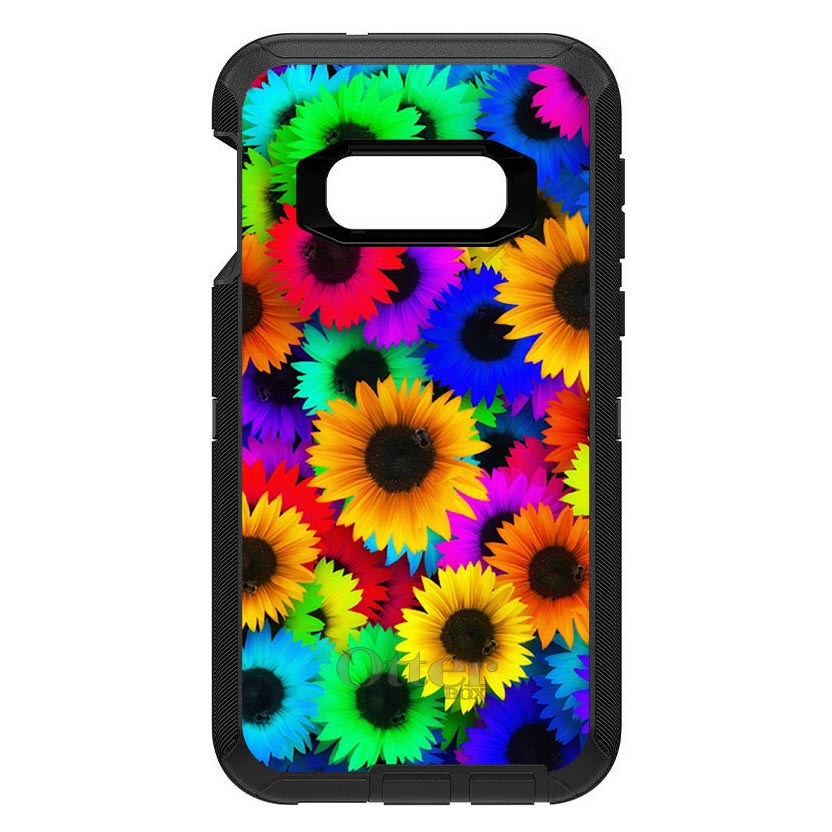 Red Green Yellow Sunflowers OtterBox Defender Case for iPhone & Galaxy, view 10
