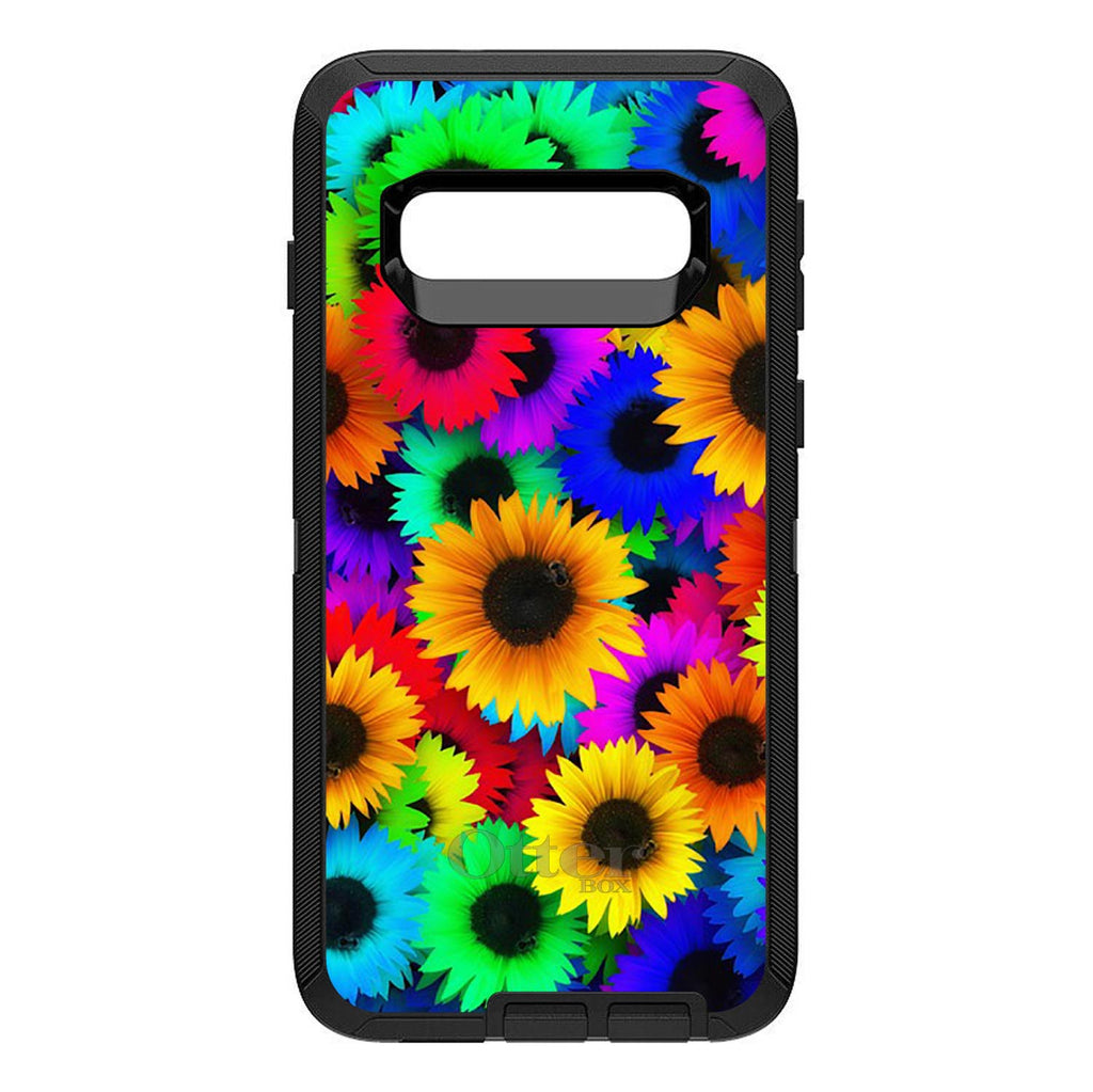 Red Green Yellow Sunflowers OtterBox Defender Case for iPhone & Galaxy, view 9