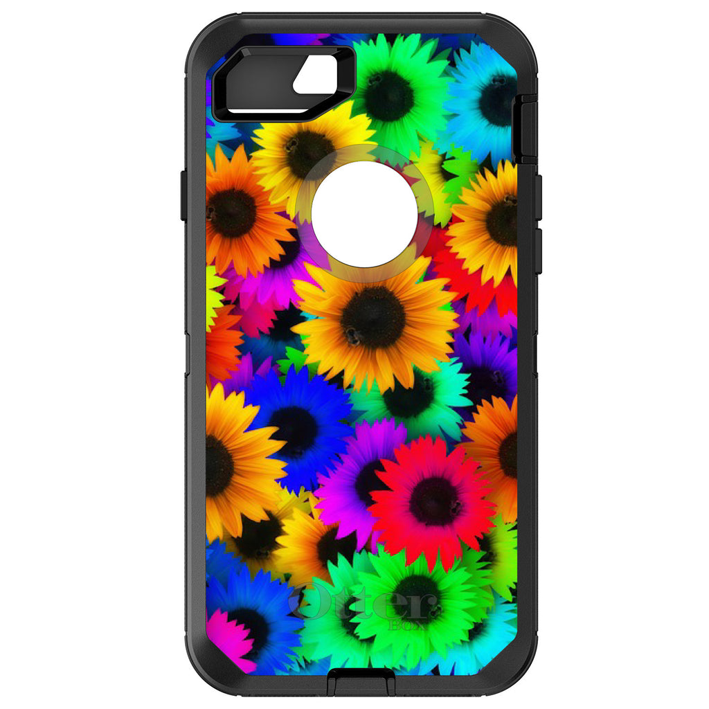 Red Green Yellow Sunflowers OtterBox Defender Case for iPhone & Galaxy