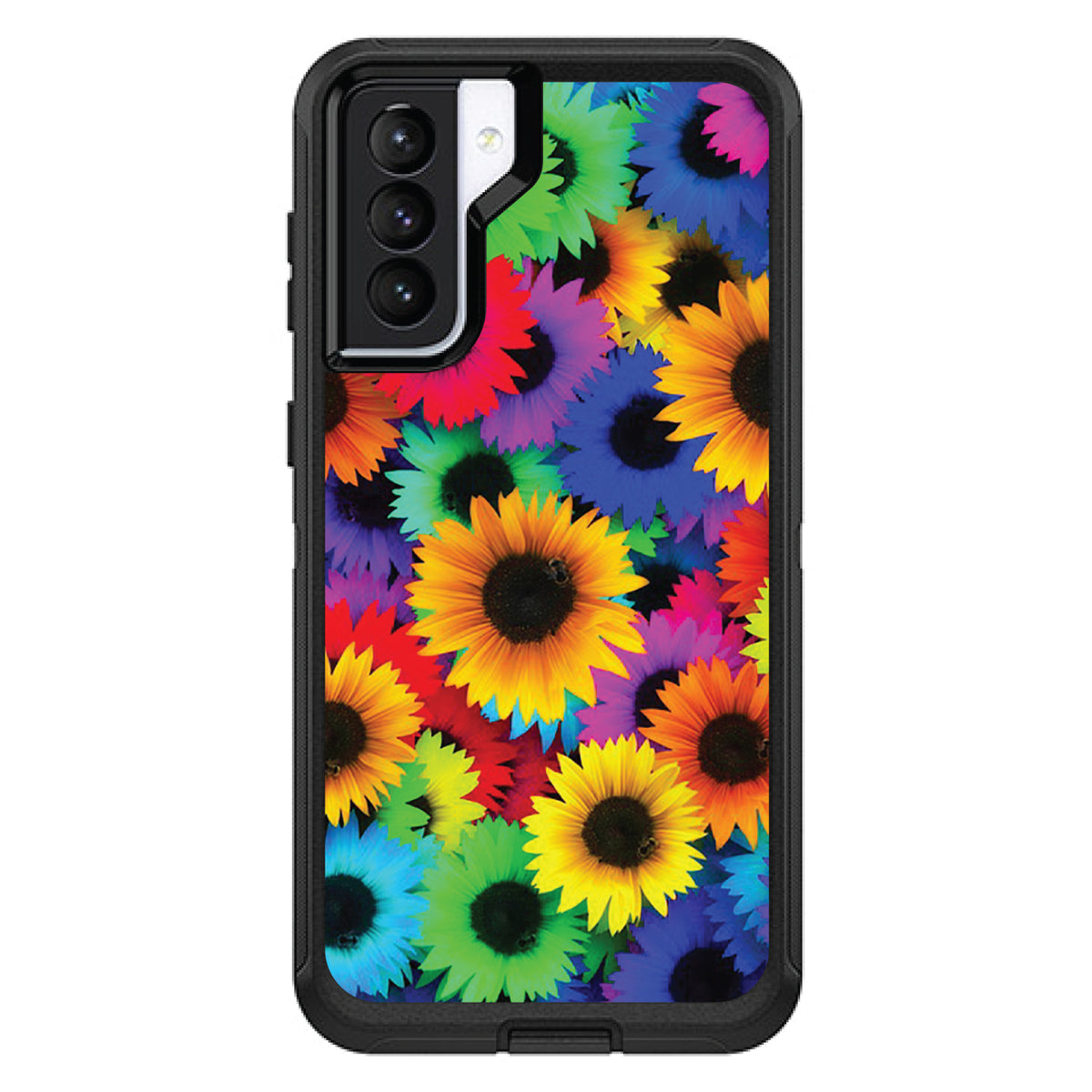 Red Green Yellow Sunflowers OtterBox Defender Case for iPhone & Galaxy, view 6