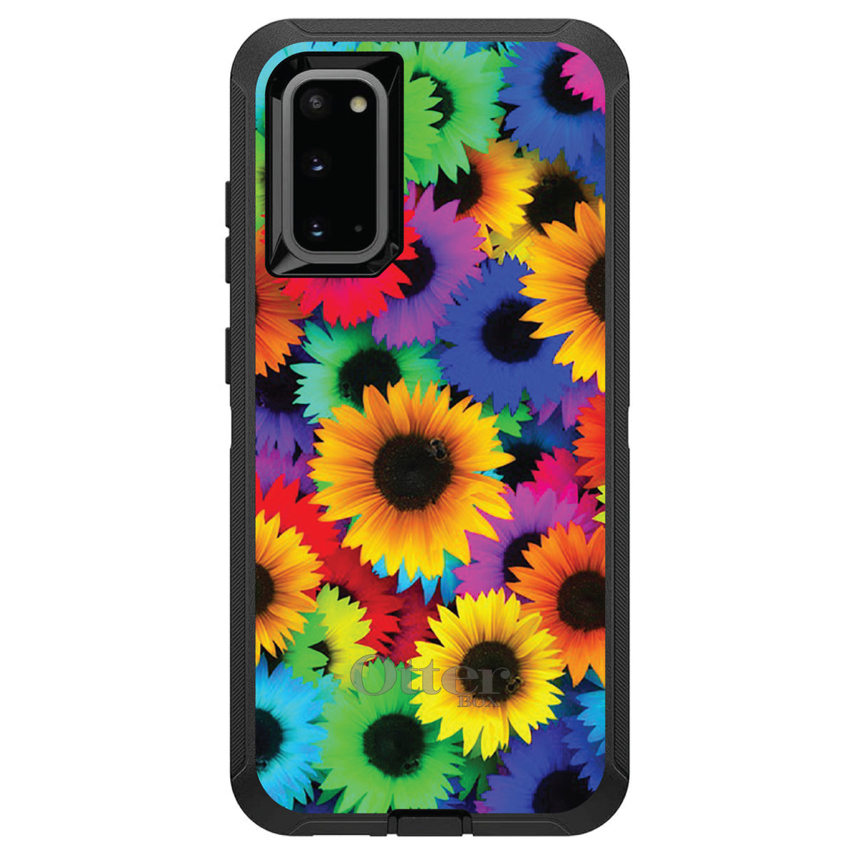 Red Green Yellow Sunflowers OtterBox Defender Case for iPhone & Galaxy, view 8