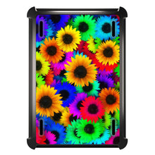 DistinctInk™ OtterBox Defender Series Case for Apple iPad / iPad Pro / iPad Air / iPad Mini - Red Green Yellow Sunflowers