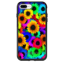 DistinctInk™ OtterBox Symmetry Series Case for Apple iPhone / Samsung Galaxy / Google Pixel - Red Green Yellow Sunflowers
