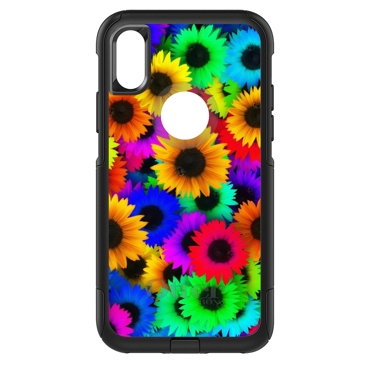 Red Green Yellow Sunflowers OtterBox Commuter Case for iPhone & Galaxy, view 3