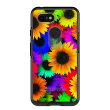DistinctInk™ OtterBox Symmetry Series Case for Apple iPhone / Samsung Galaxy / Google Pixel - Red Green Yellow Sunflowers